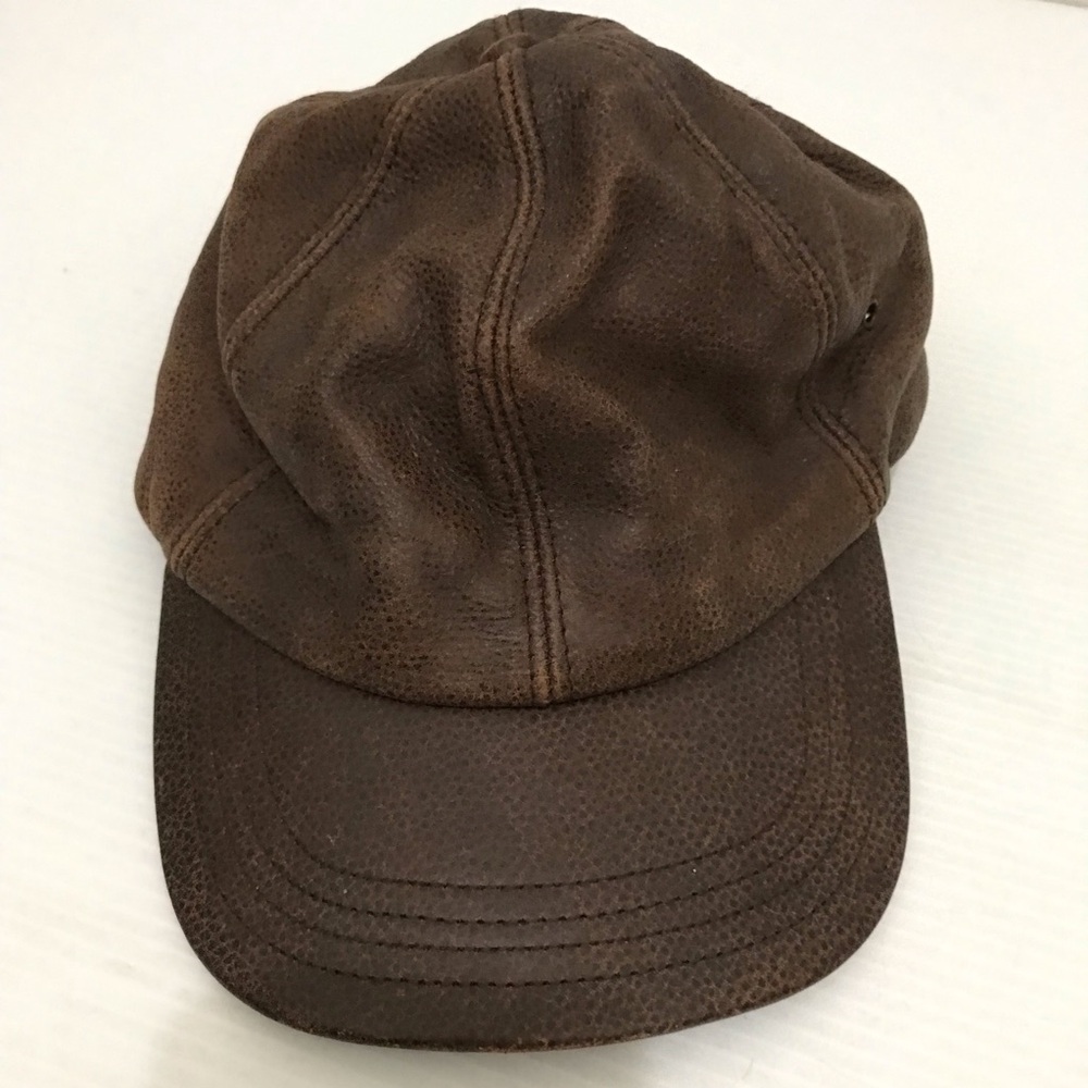 Henschel Men's Brown Leather Cap